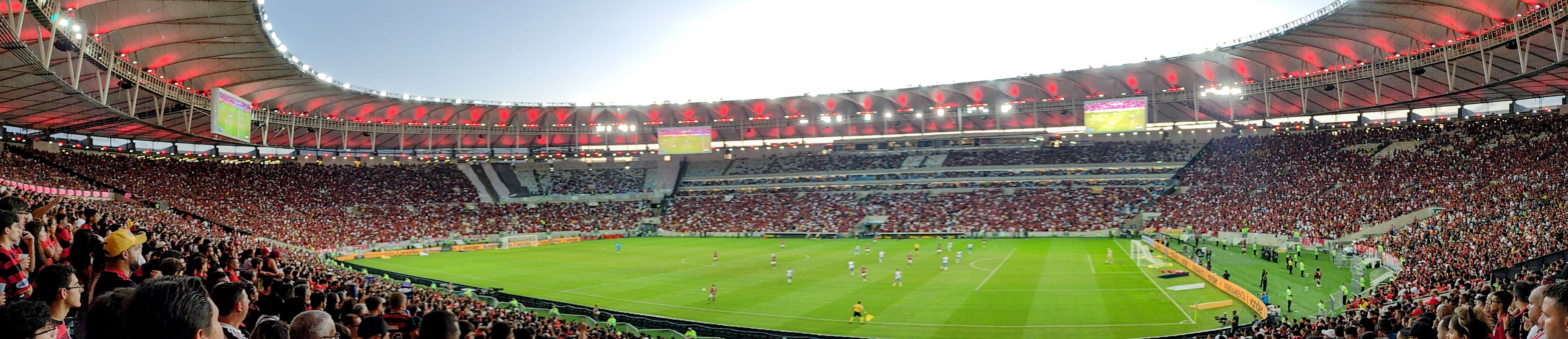 Maracana Stadium during a Flamengo match
